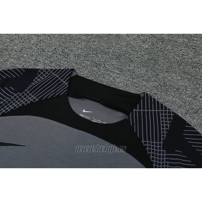 Chandal del Barcelona Manga Corta 2022-2023 Gris - Pantalon Corto